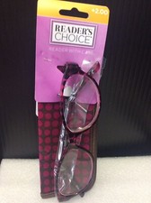 FOSTER GRANT Reader Choice Reading Eye Glasses 200 W/ Soft Case NEW MONICA
