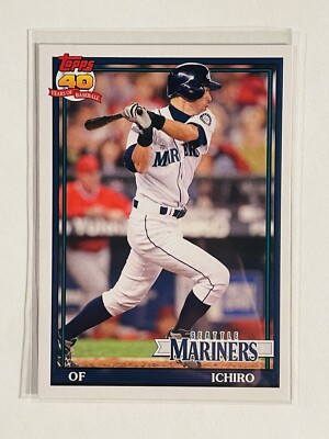 Ichiro Suzuki - Topps Archives 2021 - #187 Seattle Mariners | eBay