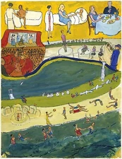 By the Sea  :  Charlotte Salomon  :  Archival Quality Art Print for Framing