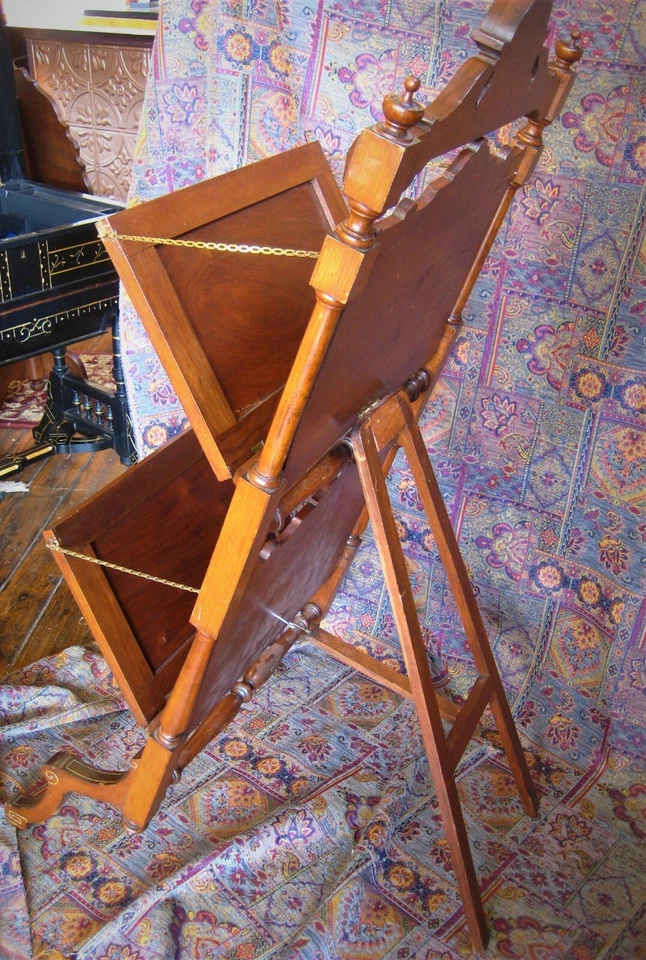 Soporte doble portafolio de salón renacimiento 1870-1875 Foto 4 de 4