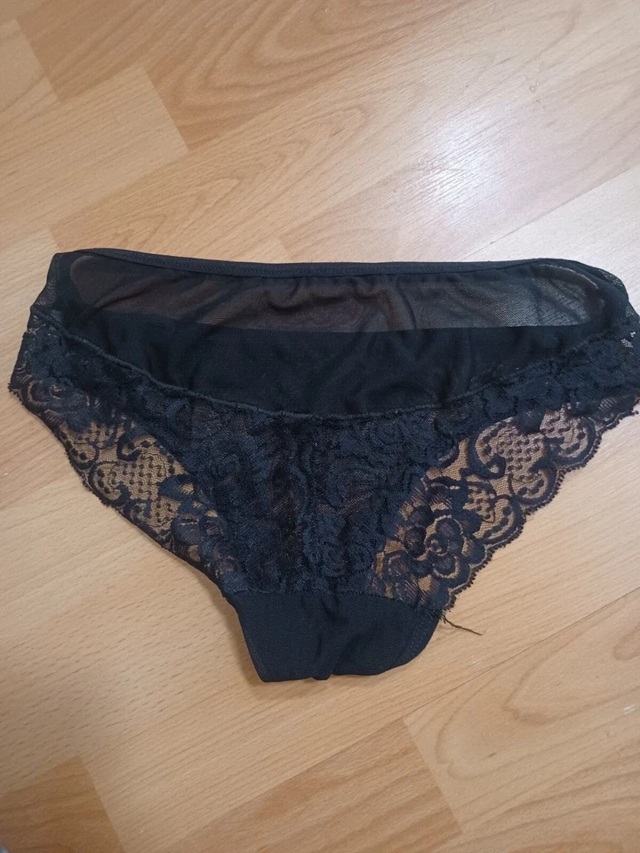 Knickers con cordones negros, talla M/10, nuevos Foto 2 de 2
