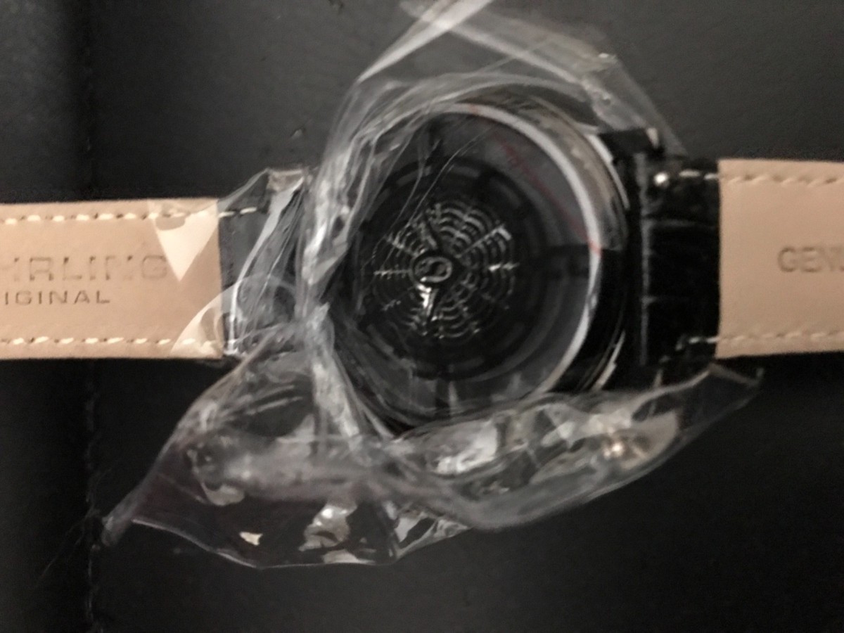 sturling black/clear watch with extra band automatic | eBay display picture 2