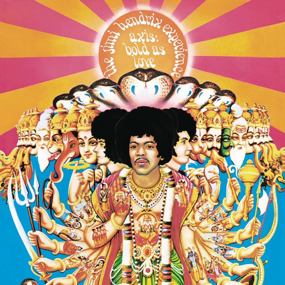 JIMI HENDRIX Axis: Bold as Love BANNER HUGE 4X4 Ft Fabric Poster