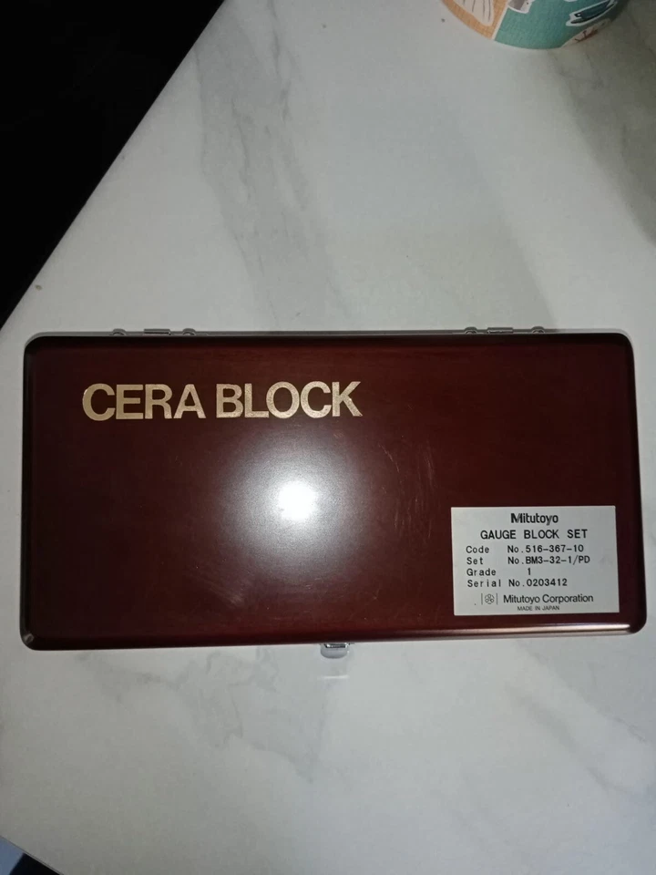 Gauge Block Set Mitutoyo BM3-32-1 / 516-367-10 - Photo 2/3