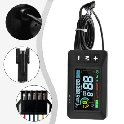 MARKENLOS Advanced Technology in GD02 Smart LCD Monitor f??r E Bikes und Roller