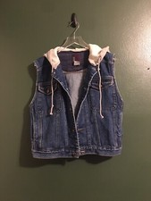 Gitano Retro Denim Vest Medium