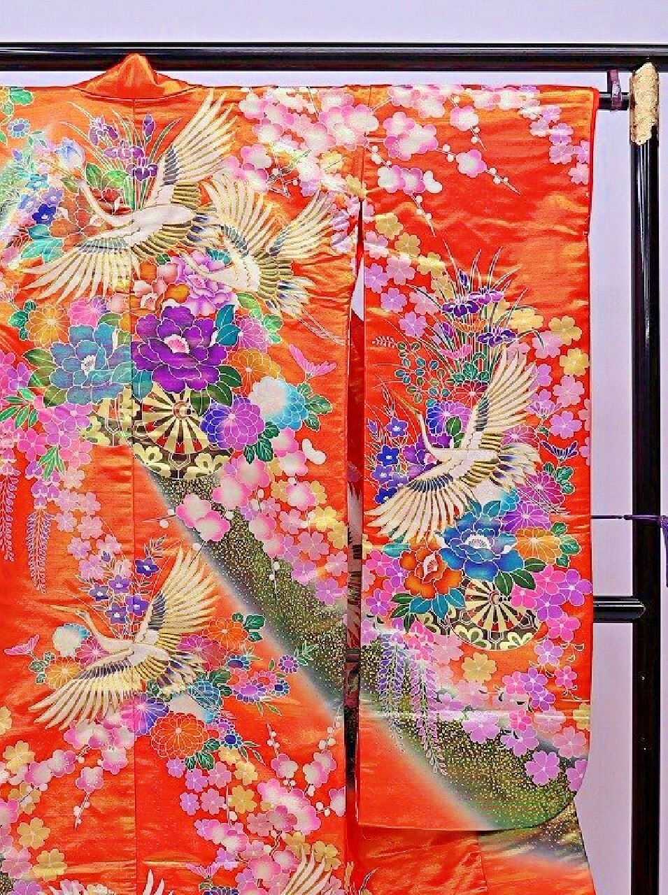 Japanese Kimono Uchikake Wedding Pure Silk japan 1629 eBay