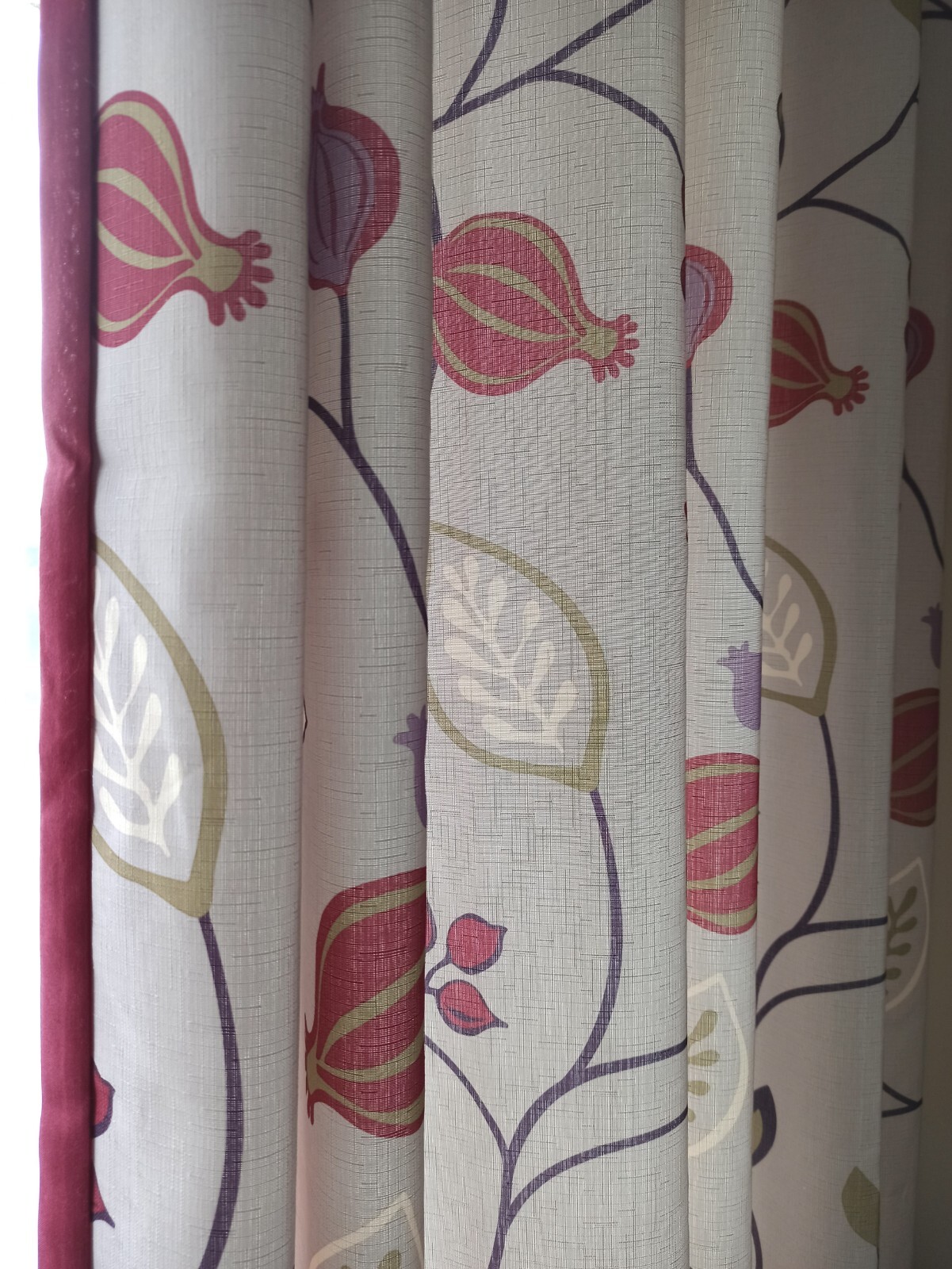 Pair of DUNELM curtains, Stylish Luxury pattern eBay