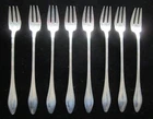 Mary Chilton by Towle: 8 Sterling Silver Cocktail Forks 6" No monograms.