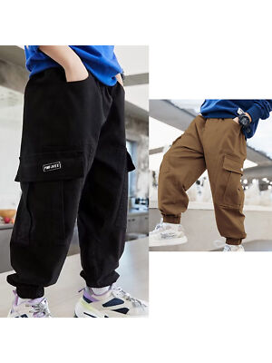 Kinder Jungen Hosen Jazz Jogginghosen Straße Cargohose Jogger Overalls Hip Hop