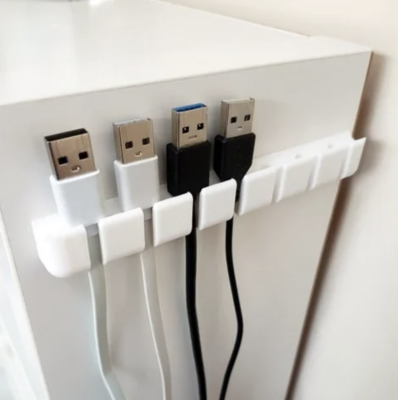 3D Printed USB Cable Holder UK