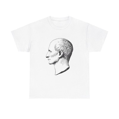 Gaius Caesar T-Shirt - vintage roman illustration history general politician art