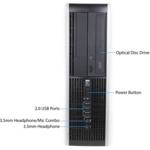 HP Elite Desktop PC Core i5 Windows 7/10 250GB 4GB/8GB 10 USB DVD/RW WiFi Ready - Picture 5 of 12