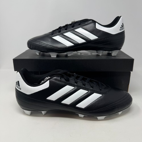 Adidas Goletto VI FG Soccer Cleats Shoes Black White Red Men's Size 10.5