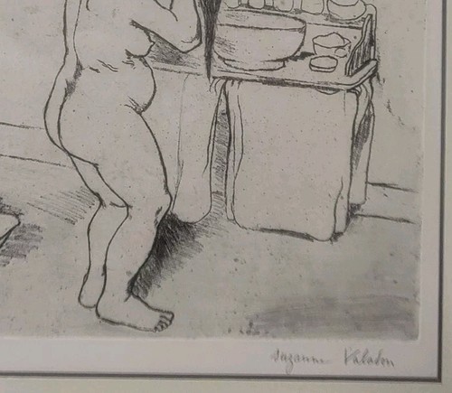 Suzanne Valadon-Signed Drypoint Etching With Aquatint- 1895 - Picture 3 of 5