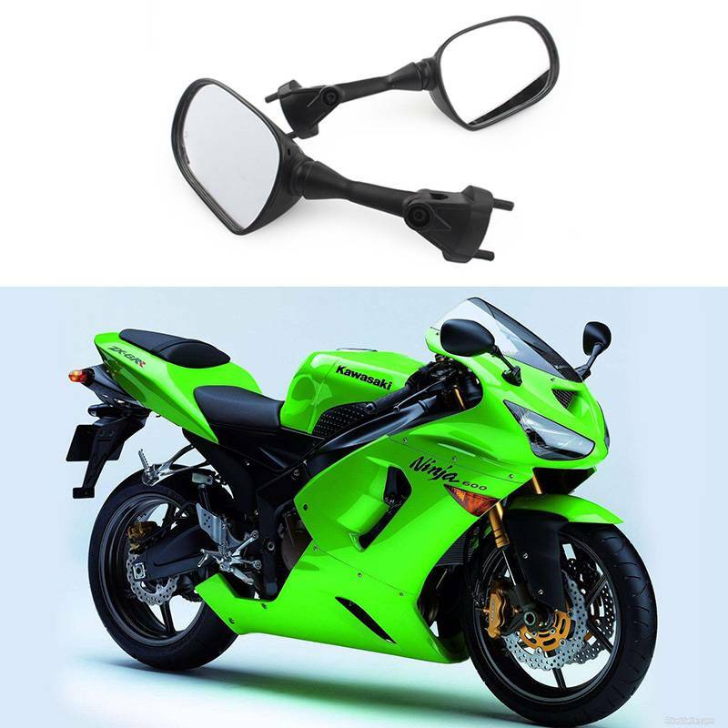 Black Turn Signals Rear Mirror For Kawasaki Ninja ZX-6R ZX 636 6RR