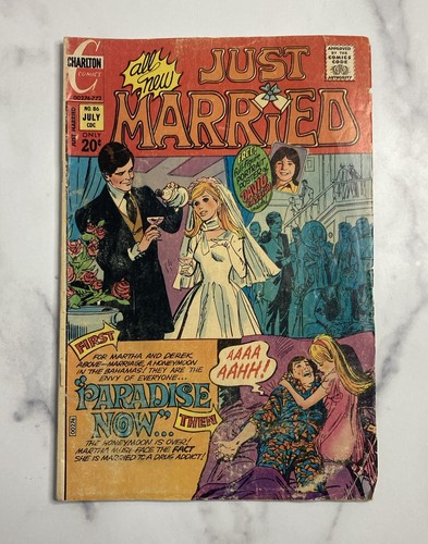 1972 Charlton JUST MARRIED #86 ~ lower grade - Picture 4 of 7