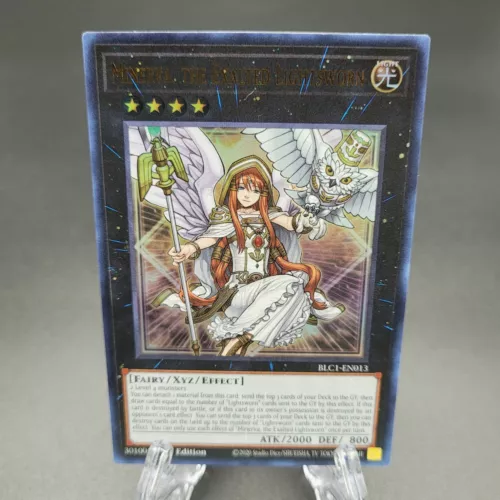 Yu-Gi-Oh! Minerva, the Exalted Lightsworn BLC1-EN013 (Gold) - Ultra Rare 1st Ed
