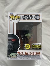 Funko Pop! Vinyl: Star Wars - Dark Trooper with Grogu - Entertainment Earth...
