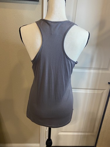 NWOT – “ESLEY” GRAY FRINGE TANK TOP - MEDIUM - Picture 2 of 8