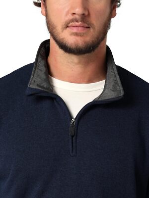 Wrangler Authentics Men's Sweater Fleece Mood Indigo Size Xx