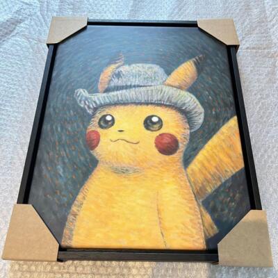 ゴッホピカチュウ　ジクレー　Van Gogh Giclée Pikachu ゴッホピカチュウ ジクレー Van Gogh Giclée Pikachu