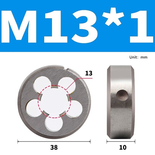 1pcs Fine Tooth Right Hand Thread Round Die M3 M4 M5 M6 M7 M8 M9 M10 M12 - M20 - Picture 30 of 43