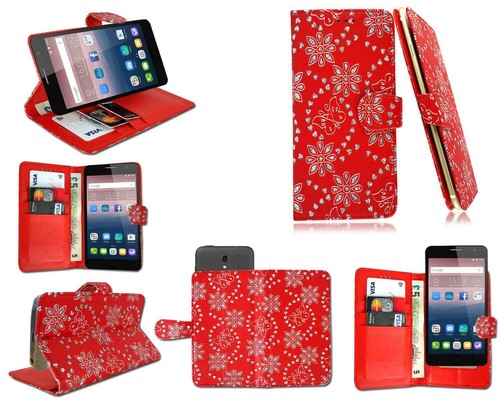 New Premium Leather Flip Wallet Phone Cover For ZTE Blade Nubia M2 Play (5.5'') - Picture 16 of 17
