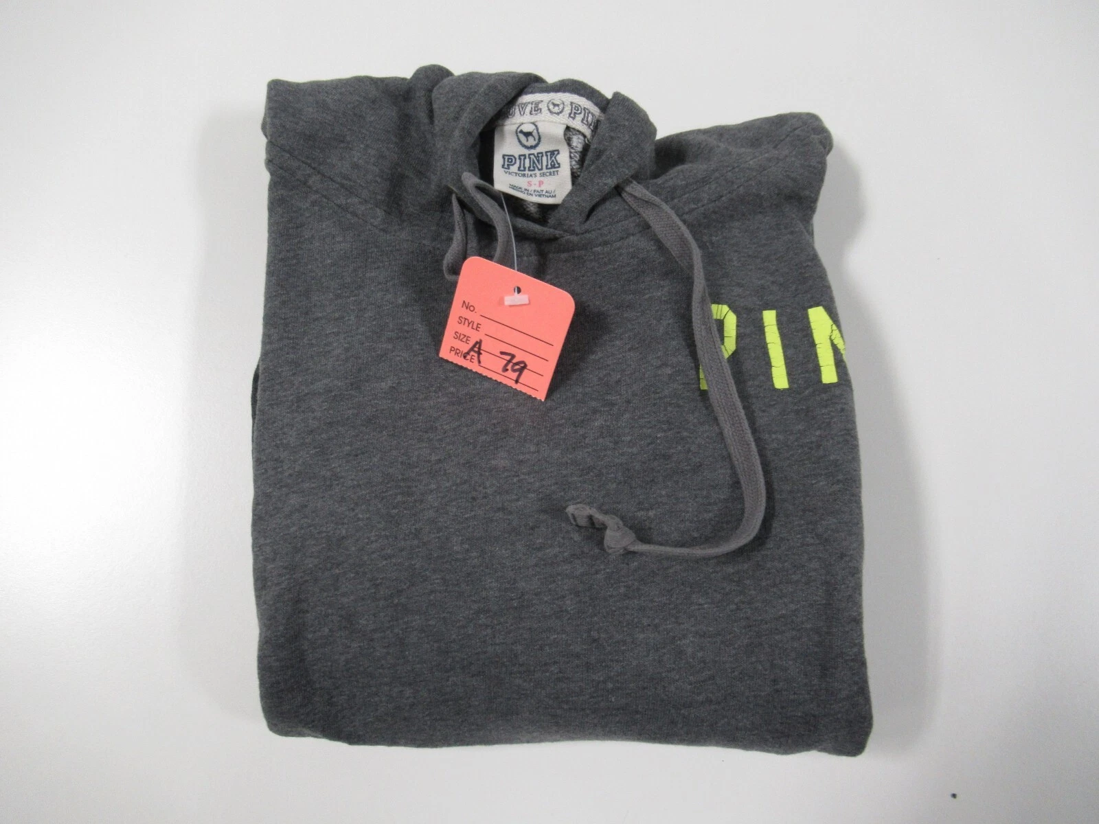 UNDERCOVER Victoria's Secret Pink Women's Pullover Hoodie Size S #A79