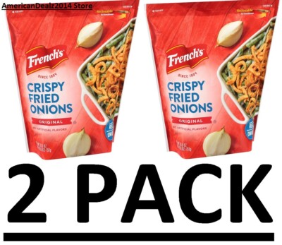2 PACK - French's Original Crispy French Fried Onions (26.5 oz.) Total 53 oz