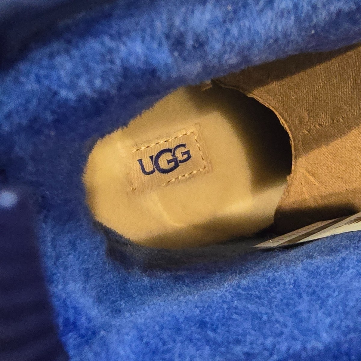 UGG KIDS CLASSIC CLEAR MINI II RAIN BOOT BLUE WATERPROOF