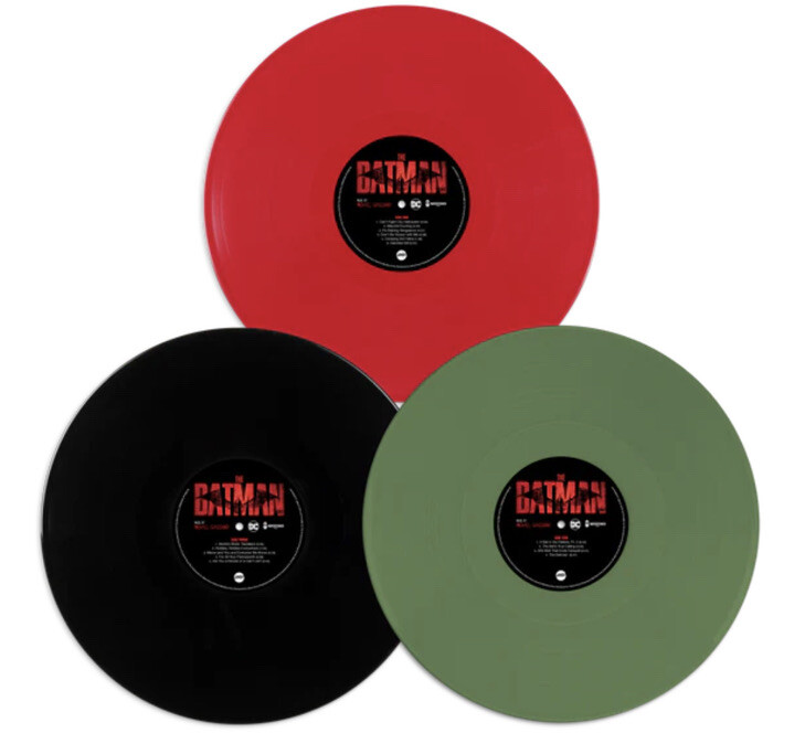 THE BATMAN color vinyl 3LP レコード 新品 The Batman Motion Picture Soundtrack Vinyl Mondo Color 3XLP