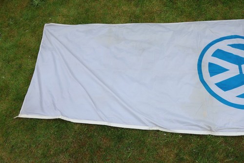 PANNEAU DRAPEAU BANNIÈRE CONCESSIONNAIRE VW AUDI BELGIAN D'IETEREN du début des années 2000 2 - Photo 3 sur 7