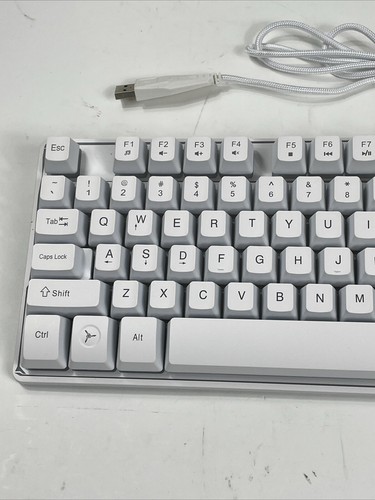 SkyTech K-1000 RGB Gaming USB Wired Keyboard **White** - 第 3/7 張圖片