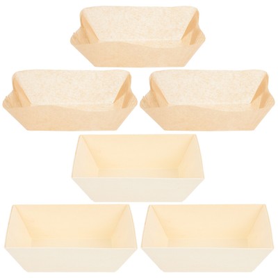  3 Pcs Behälter Herausnehmen Brownie-Backform Toast-Backformen