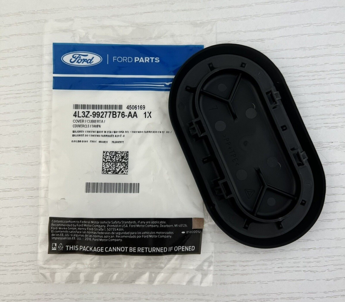 7979 1997-2023 Ford F150 Truck Bed Front Oval Plug Drain Cover