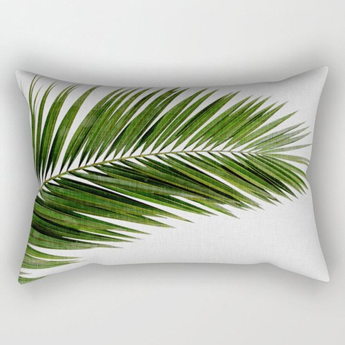30x50cm Tropical Palm Leaves Pillow Case Cushion Cover Sofa Car Office Bed Decor - Picture 8 of 28