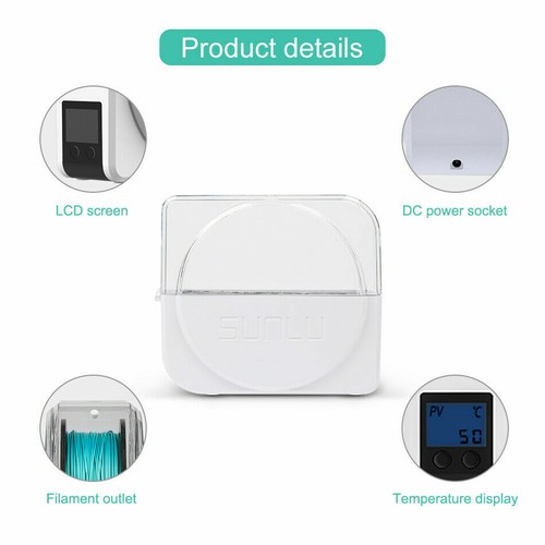 SUNLU S1 Plus Dry Box für 3D Drucker Filament Aufbewahrung Filament-Trockner-Box - Photo 5/13