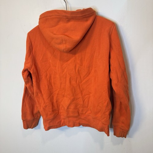 Polo Ralph Lauren Hoodie Sweatshirt Youth L 14-16 Orange Zip Up Boys Green Pony - Picture 5 of 5
