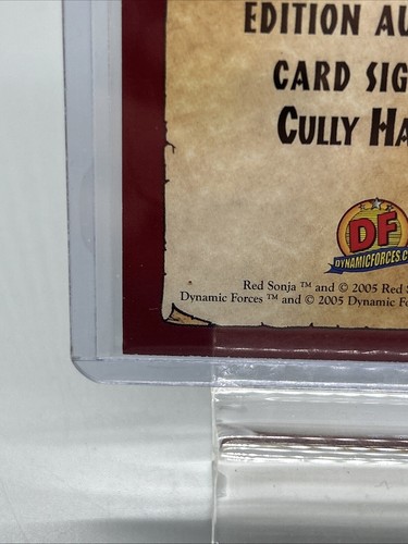 2005 Dynamic Forces Red Sonja Auto Cully Hamner - Picture 14 of 20