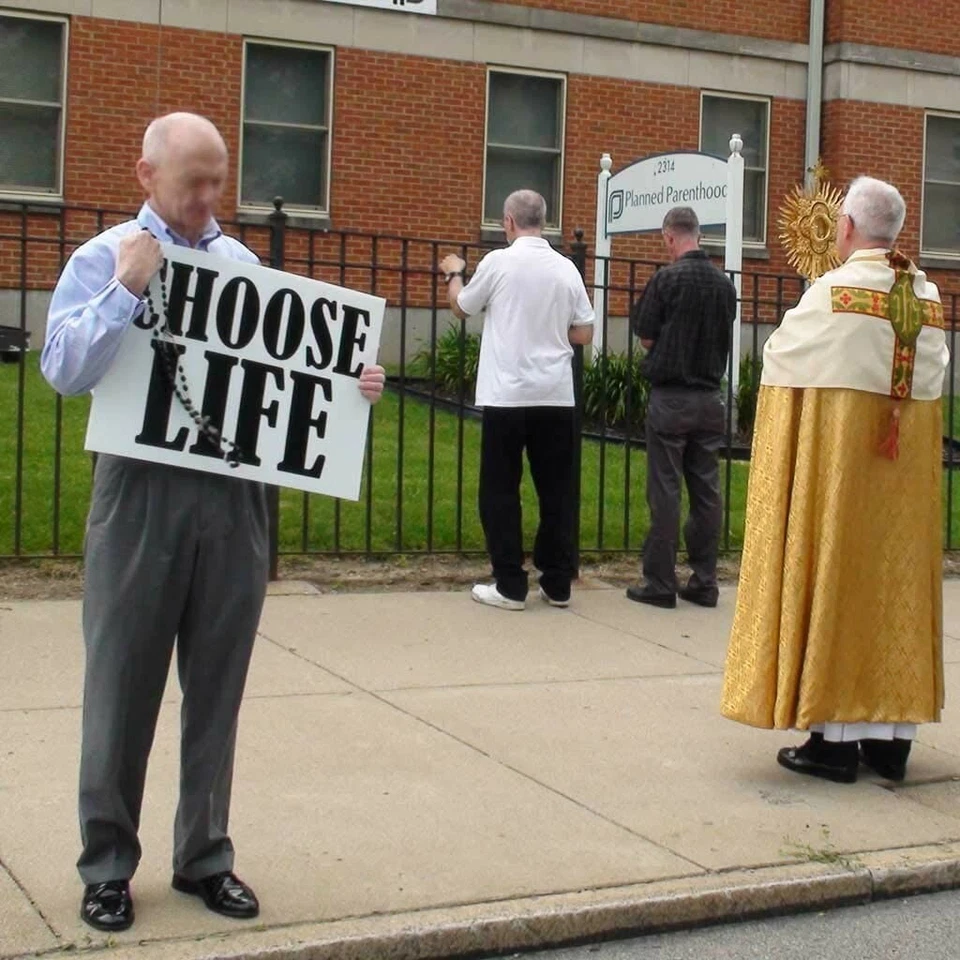 Pro-Life Yard Sign Choose Life, 18x24 Inches, Set of 10, Includes Stakes - Image 2 of 4