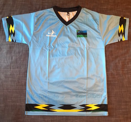 Camiseta Kajumulo de la Selección Nacional de Fútbol de Zanzíbar nueva sin etiquetas tallas S, M y L - Imagen 1 de 5