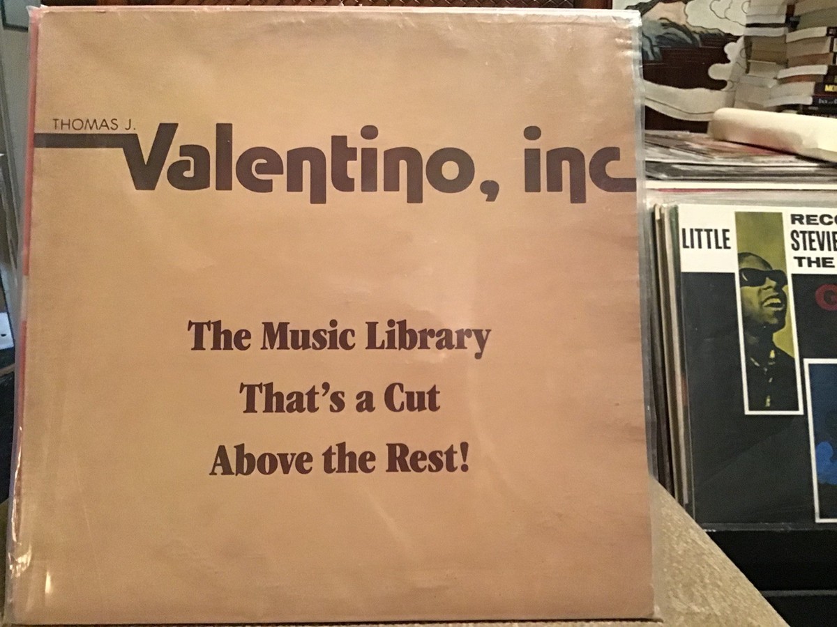 THOMAS VALENTINO, inc <> MUSIC LIBRARY <> RECORD with BOOKLETS