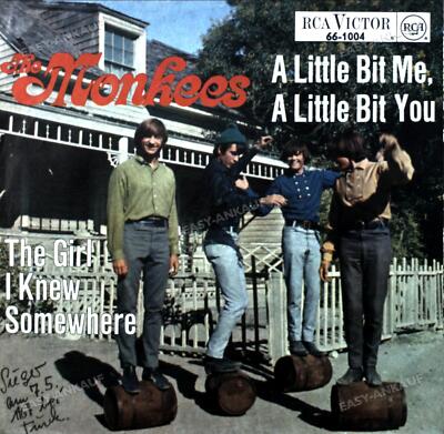 The Monkees - A Little Bit Me, A Little Bit You / The Girl I Knew.. 7'' .