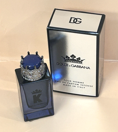 Dolce & Gabbana K Men's Eau de Perfume Intense Mini Splash 0.25Fl.oz New In Box - Picture 2 of 5