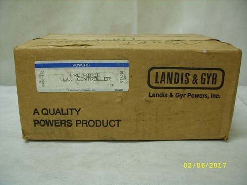 Powers Landis& Gyr Pre-Wired UV Controller 259-0065 / 019608 *New Old Stock* - Picture 1 of 12