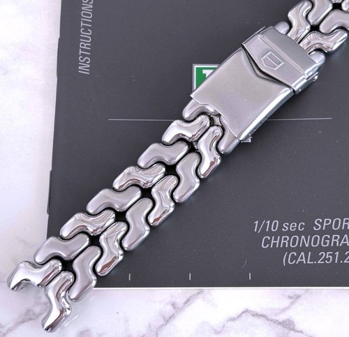 Tag Heuer Original Band Sel Chronograph Herren Armbanduhr Teile 15,7cm gebraucht - Bild 2 von 2