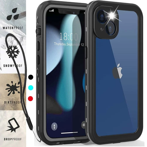 Waterproof Case For iPhone13 14 15 Pro Max Underwater Full Body Shockproof Cover - Picture 2 of 13
