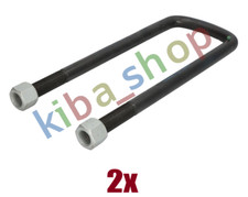 2x LEAF SPRING SHACKLE M18X15MM 91MMX295MM NUT FITS MAN TGA TGXS