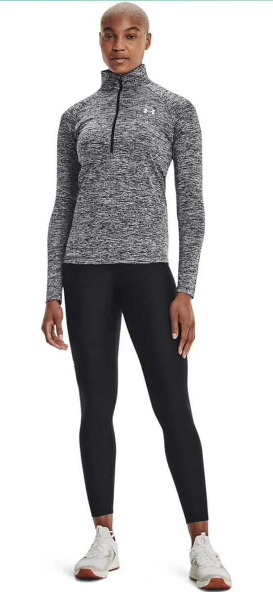 Under armour black hotsell half zip women's